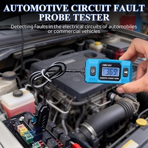 Automotive Circuit Fault Probe Tester, 20A 48V High Precision Current Tester,