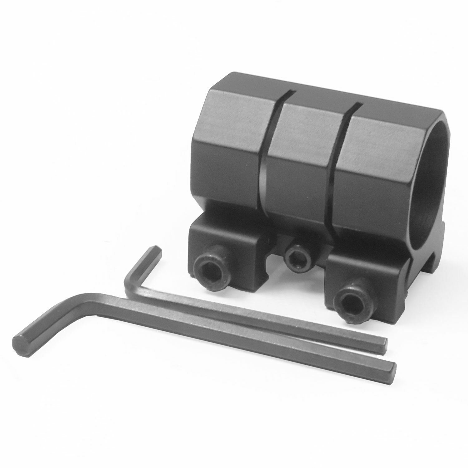 Flashlight Clamp Mount Rifle Shotgun Laser Scope Bracket Rail Attachment 25mm