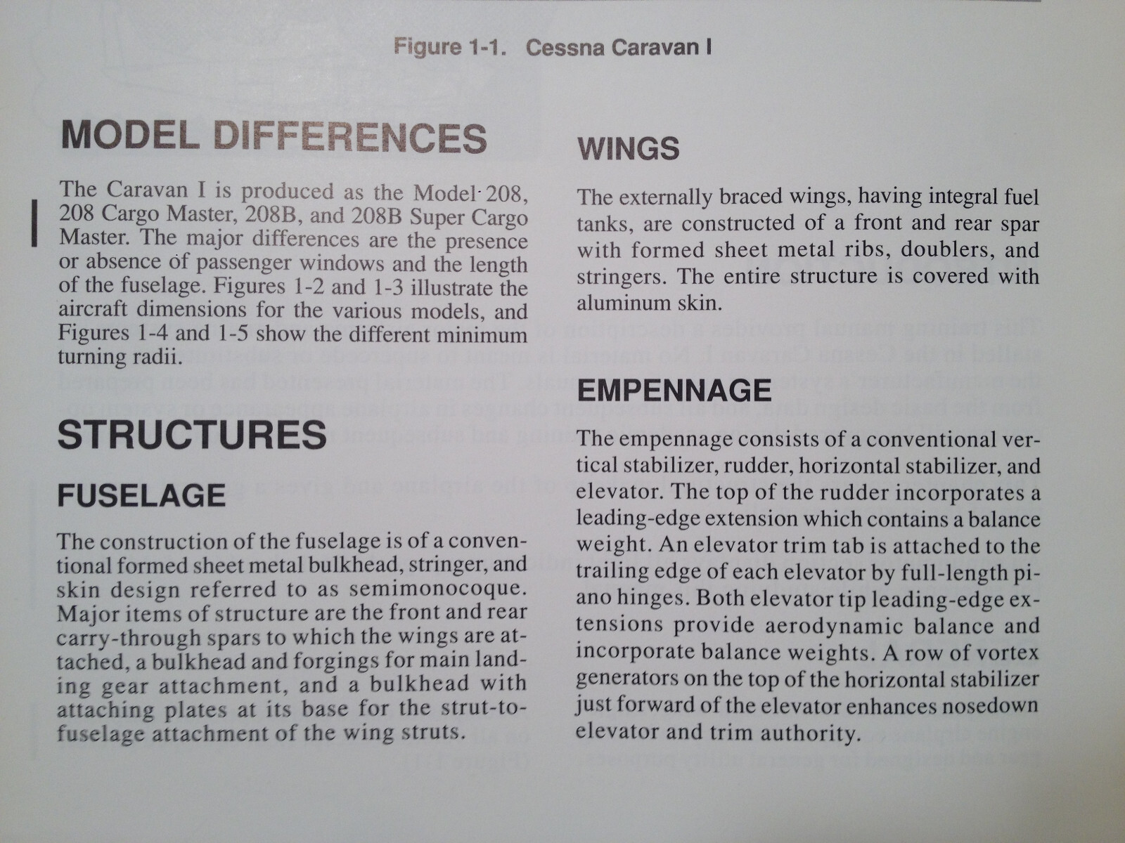 Caravan I, 208 Cargo Master, 208B & Super Cargo Master Pilot Training Manual