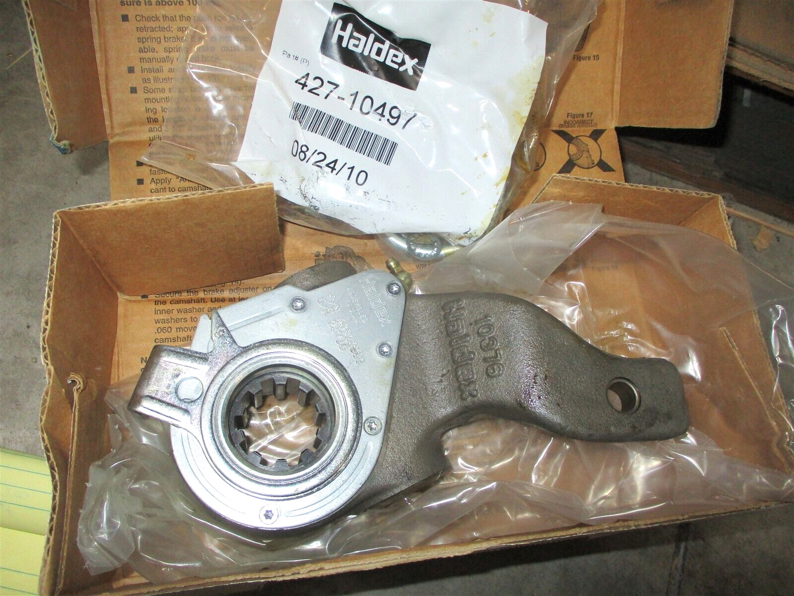 40010055 NEW HALDEX AUTO BRAKE SLACK ADJUSTER KIT 5.5" ARM 1-1/2 10-SPLINE