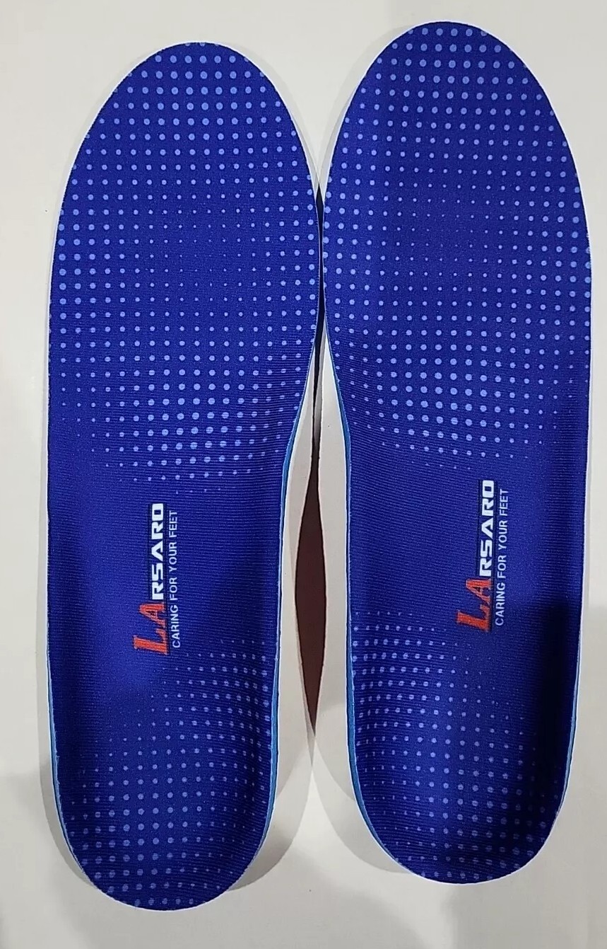 LARSARO Plantar Fasciitis MEN 10 - 10 1/2 | WOMEN 12 - 12 1/2--(290mm) Insole