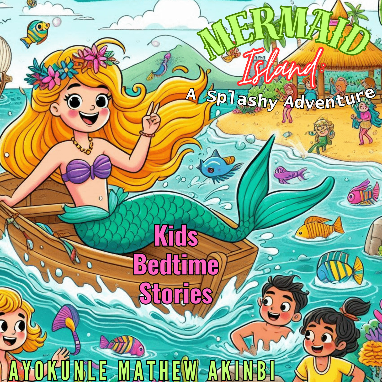 Mermaid Island A Splashy Adventure (Kids Bedtime Stories)