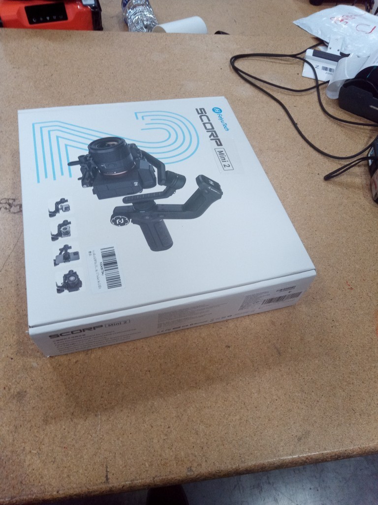 Used FeiyuTech SCORP MINI-2 Gimbal Stabilizer | AI tracking Gimbal White