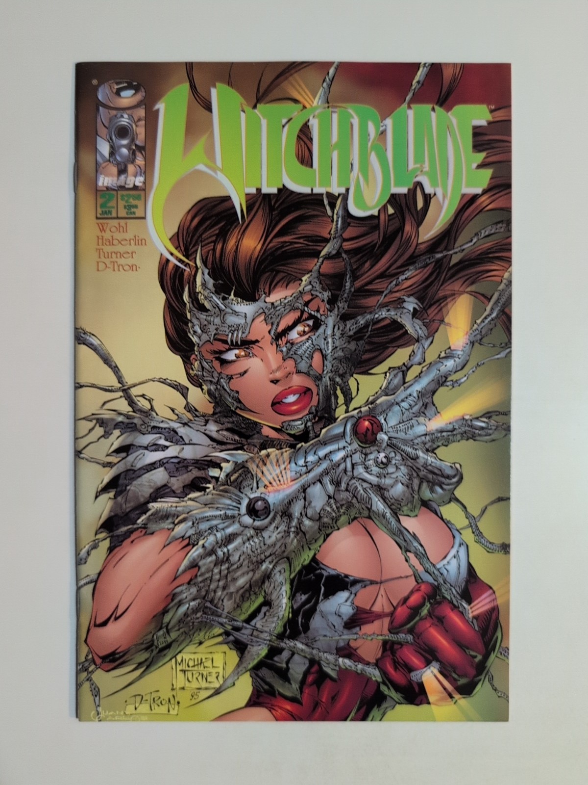 Witchblade #2 Comic Book Top Cow Image 1996 Sara Pezzini Michael Turner