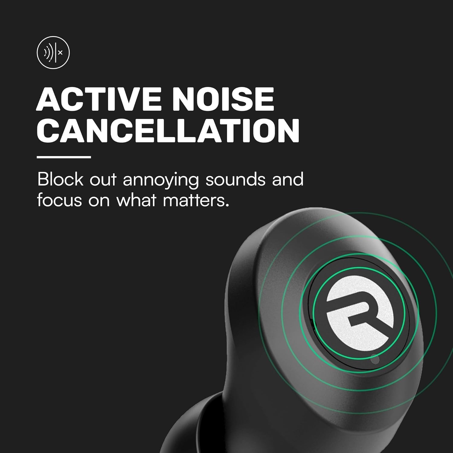 Raycon Everyday Earbuds: Wireless with Noise Cancelling & Waterproof - Blue