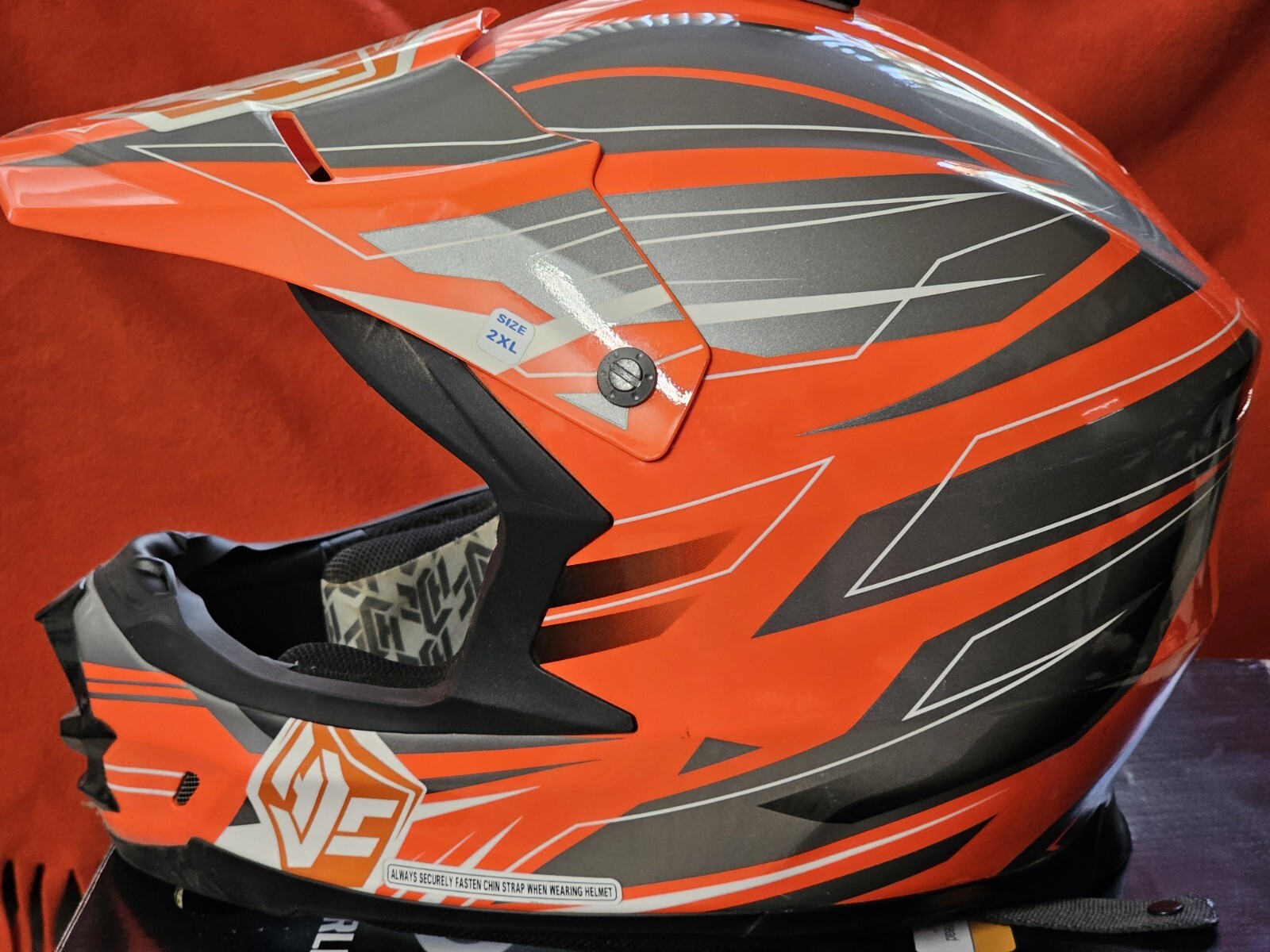 HJC HELMET FGX  TALON MC6 XXL Size USED