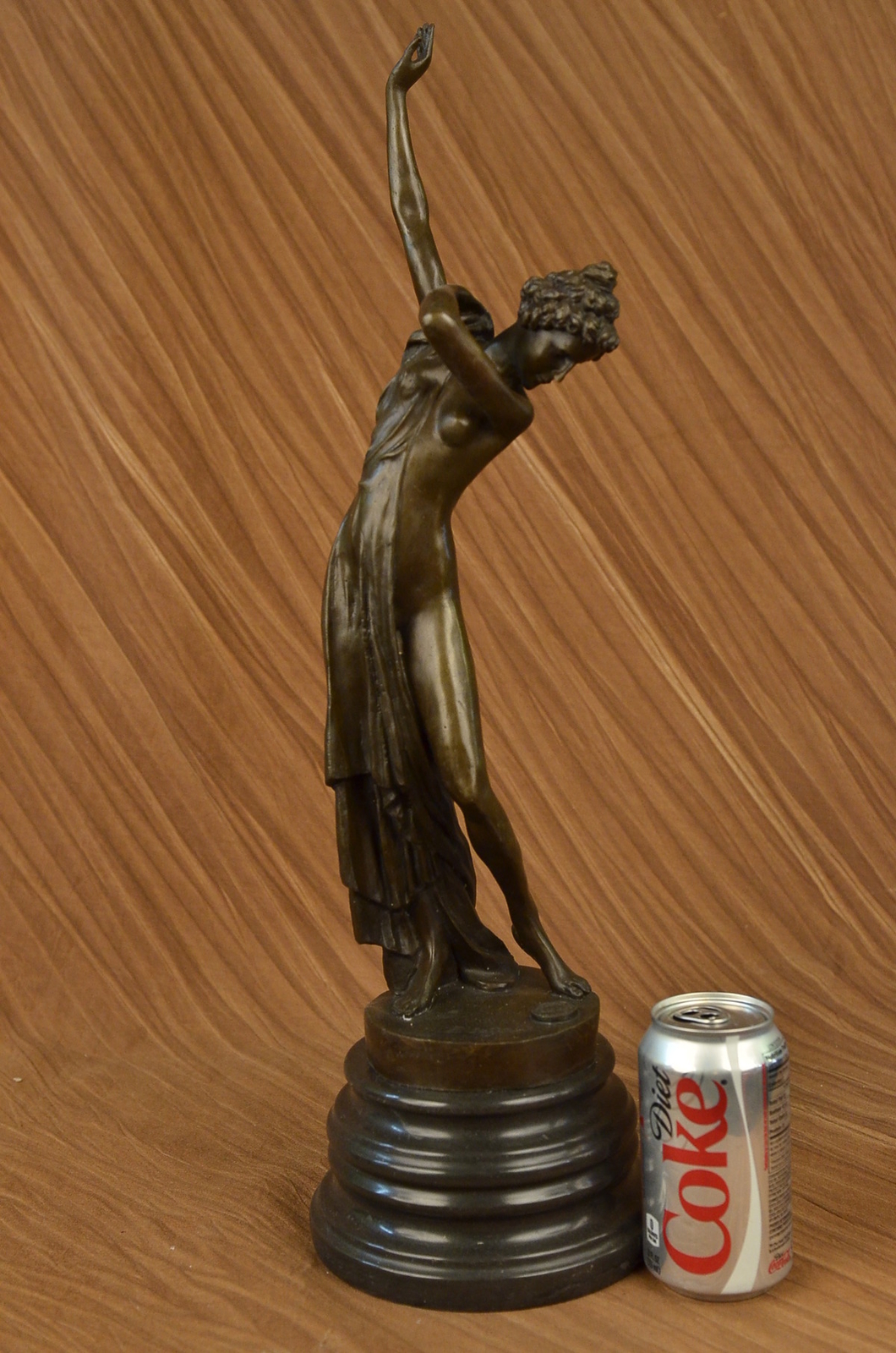 22" Western Bronze Marble Grace Girl Ballet Dancer Abstract Art Deco Statue