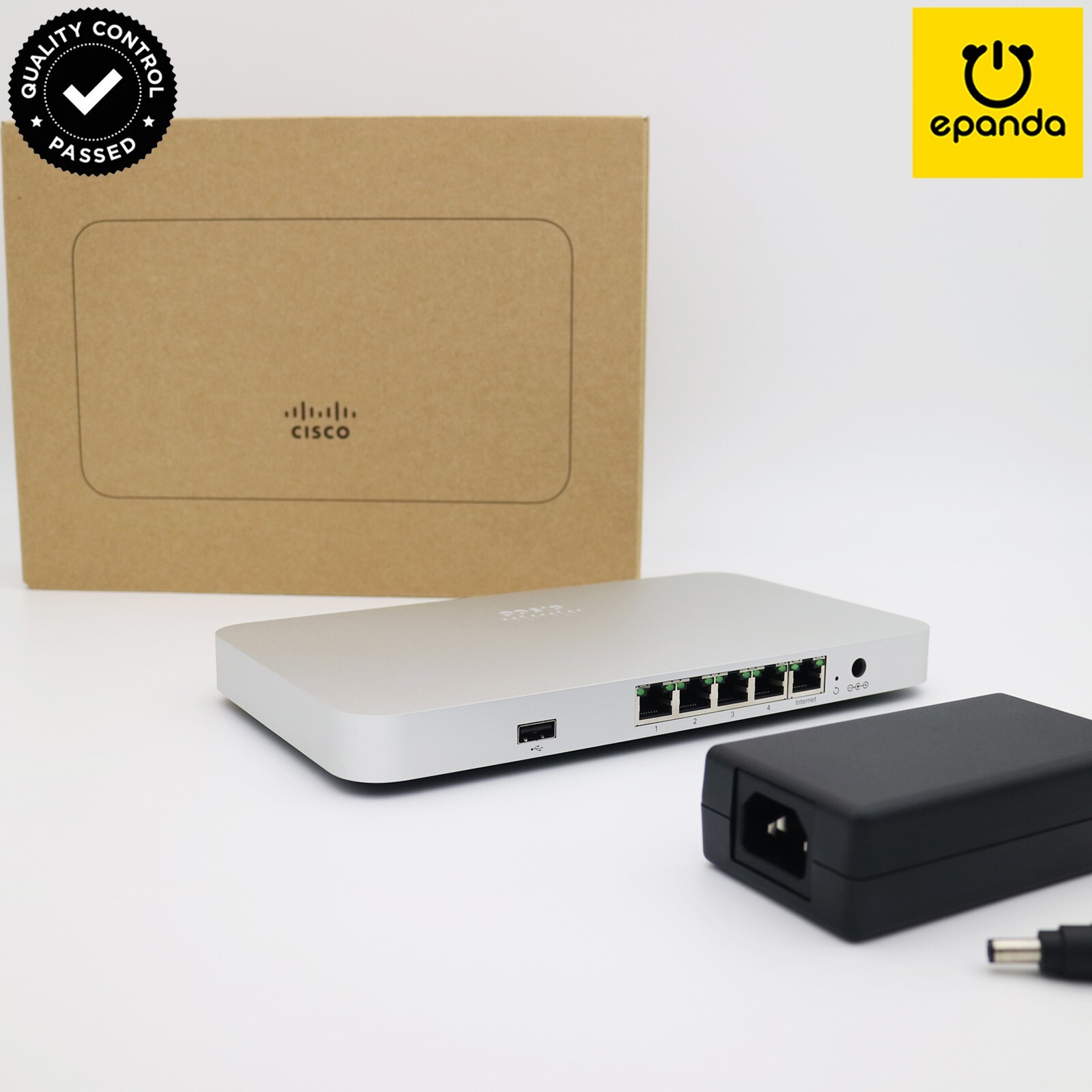 Cisco Meraki MX64 Cloud-Managed Security Appliance Firewall - UNCLAIMED, 1Y-Wty