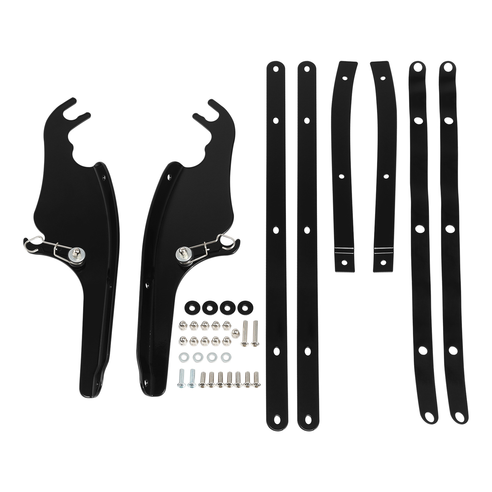 Windshield Bracket Mount Fit For Harley Heritage Softail Fatboy FLSTC 2000-2017