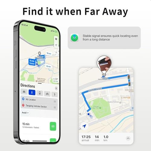 2026 [Apple MFi Certified](iOS Only) Wallet Tracker Card, Bluetooth Tag 1 pack