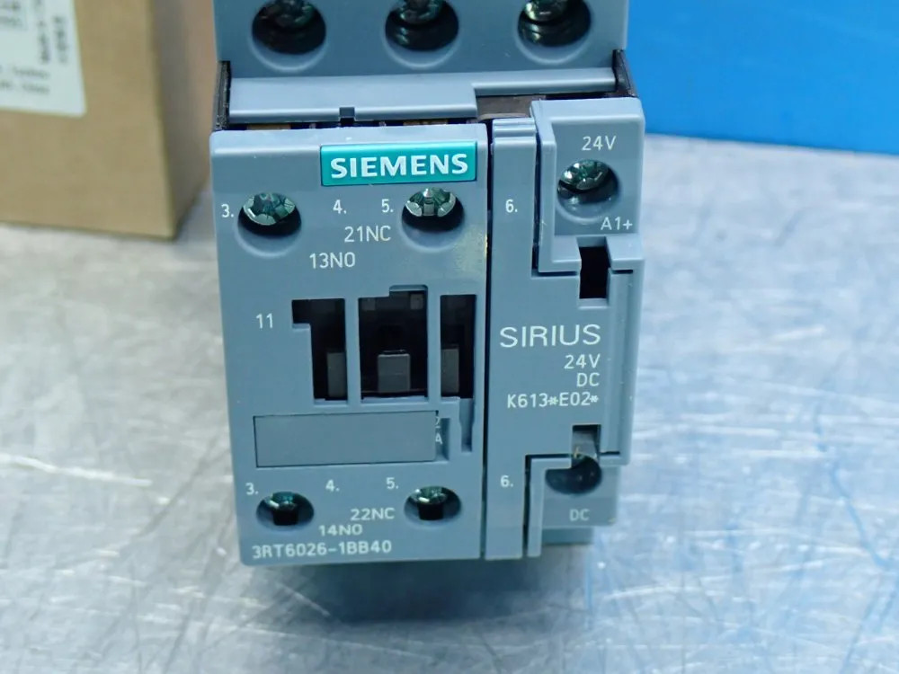SIEMENS CONTACTOR 3RT6026-1BB40