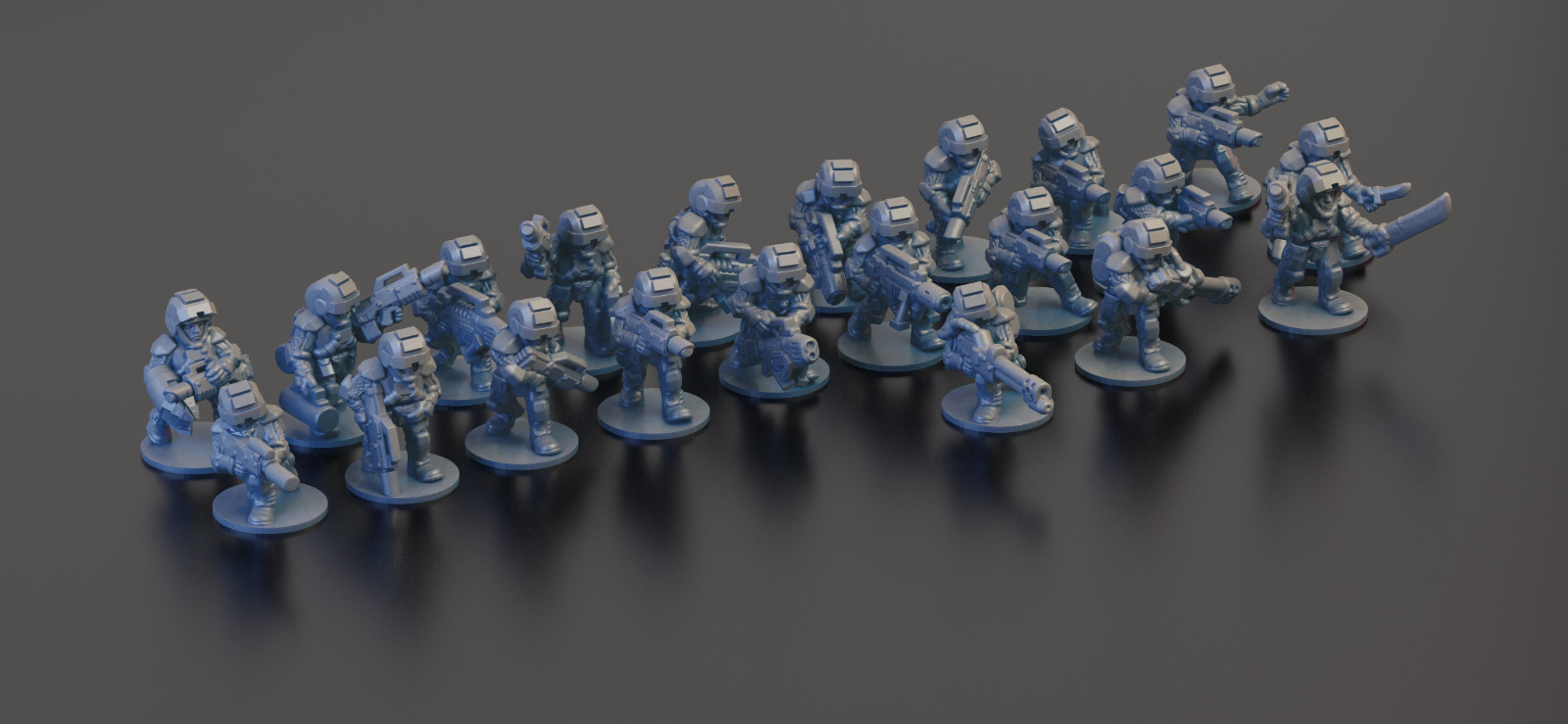 Esyrian Atmospheric Drop Troopers - 6mm/8mm - Wakes Emporium