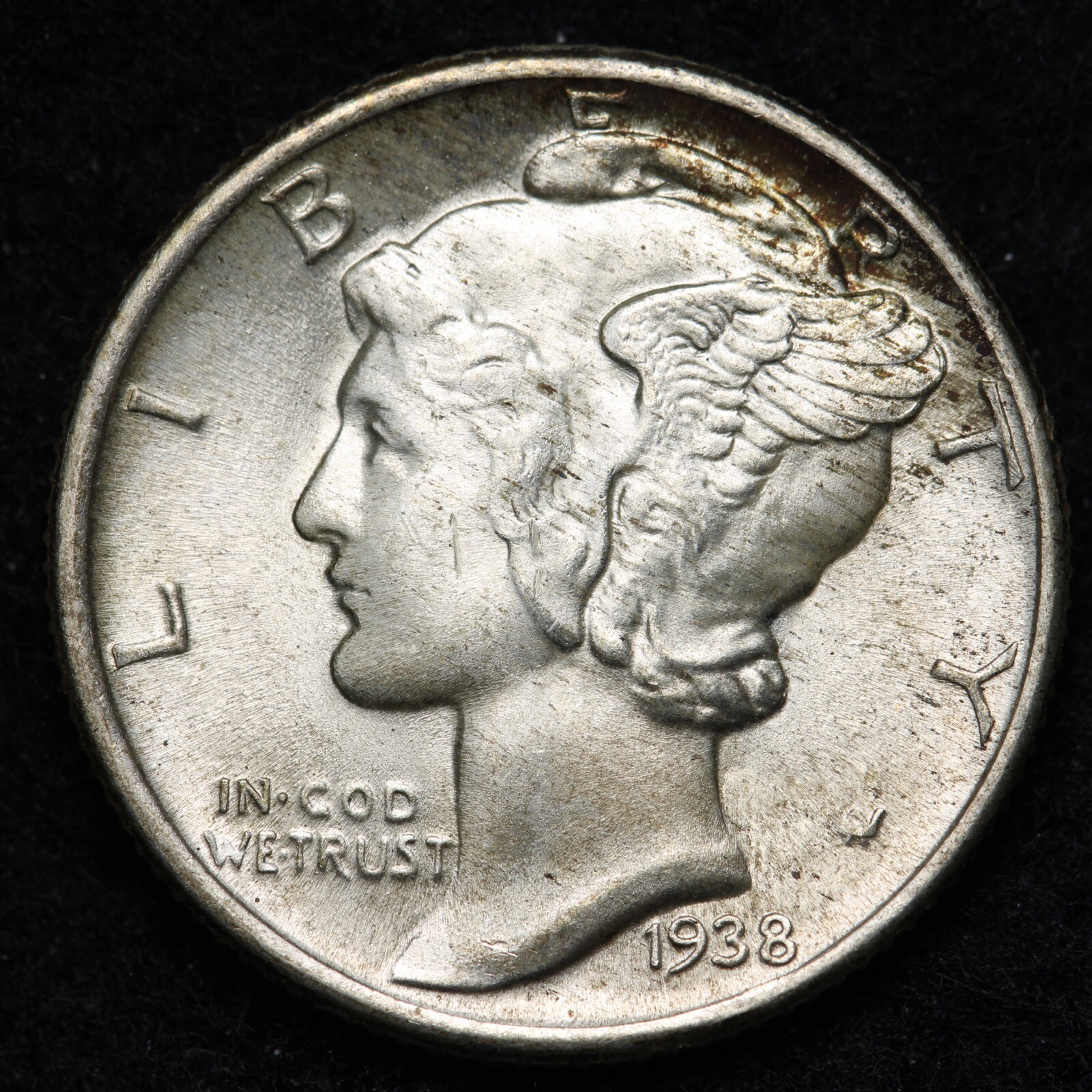1938 Mercury Silver Dime CHOICE BU *UNCIRCULATED* MS E271 UKL