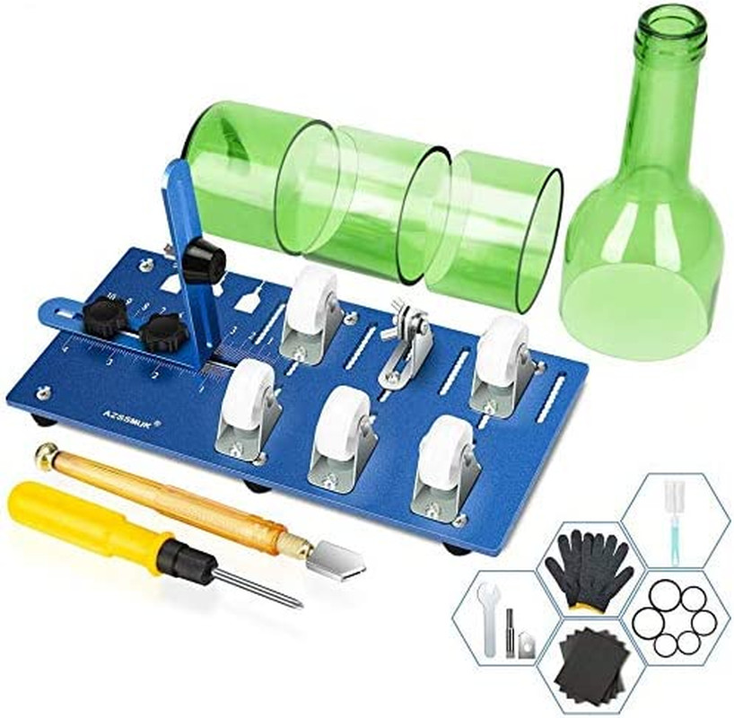 Glass Upgraded Bottle Cutting Machine for Cutting Round, Oval Bottles, Home Cra
