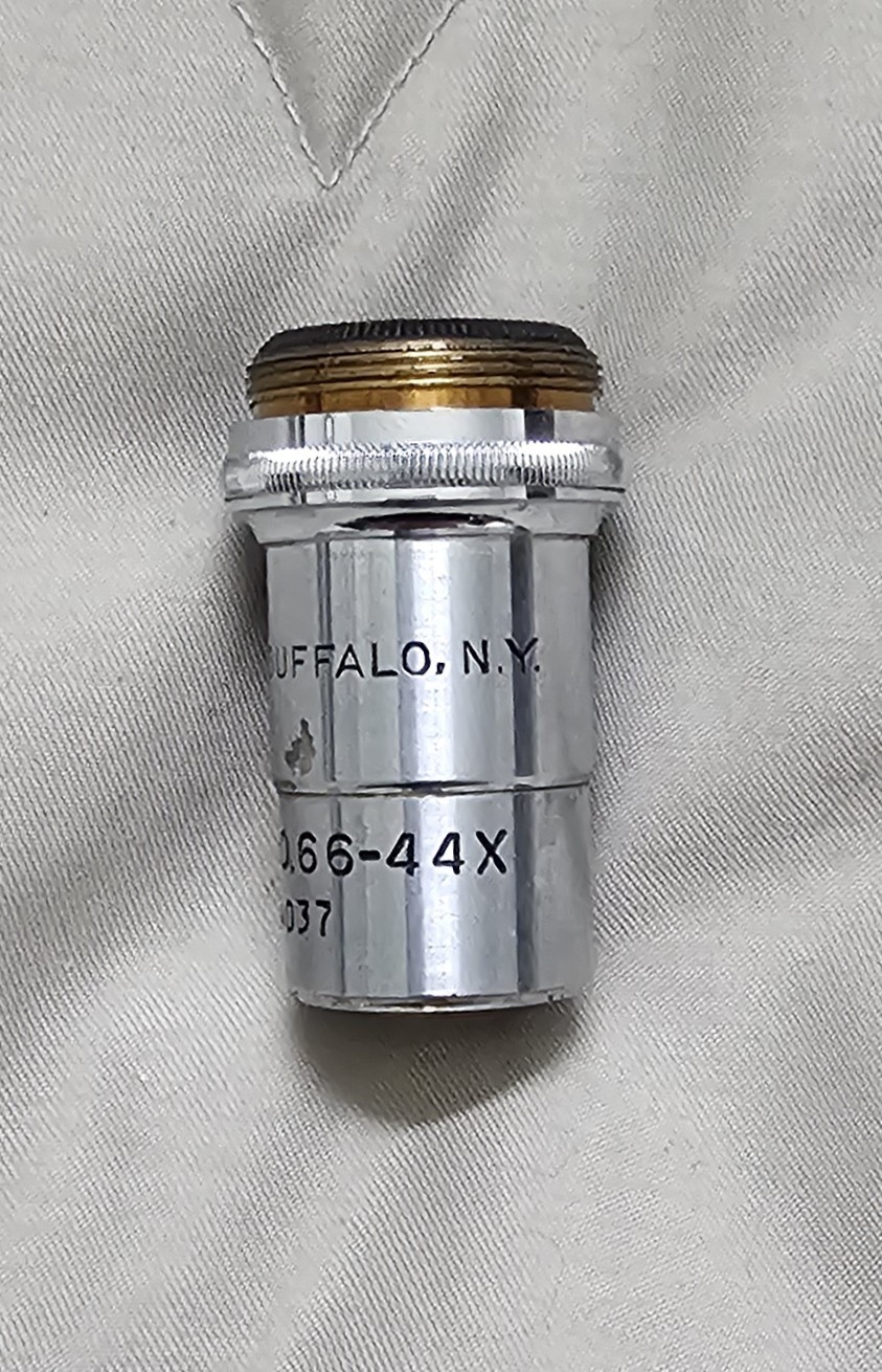 Spencer Lens 4mm N.A. 0.66-44x Microscope Objective