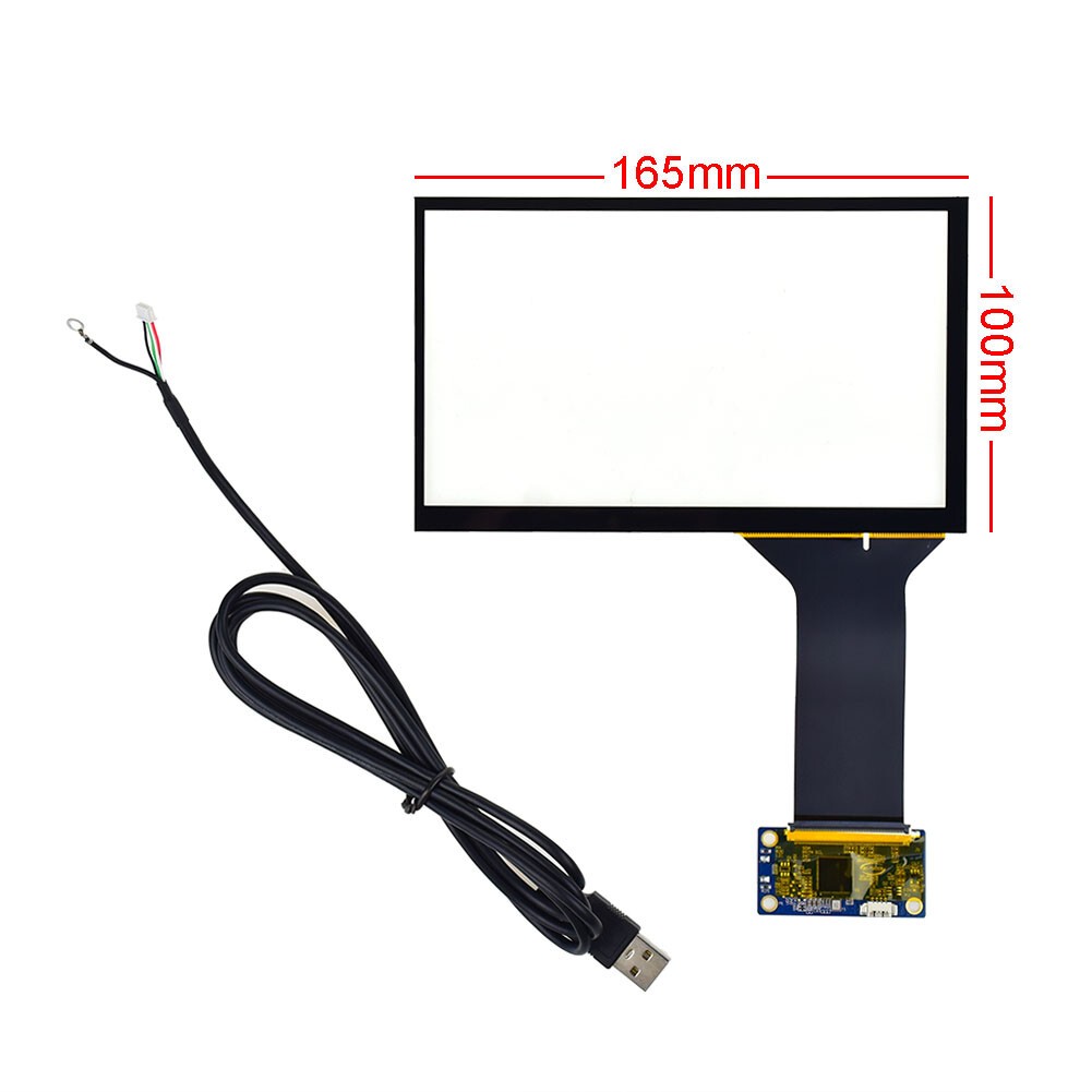 7 inch 10 Point Capacitive Touch Screen Replacement with USB Controller 165*100m
