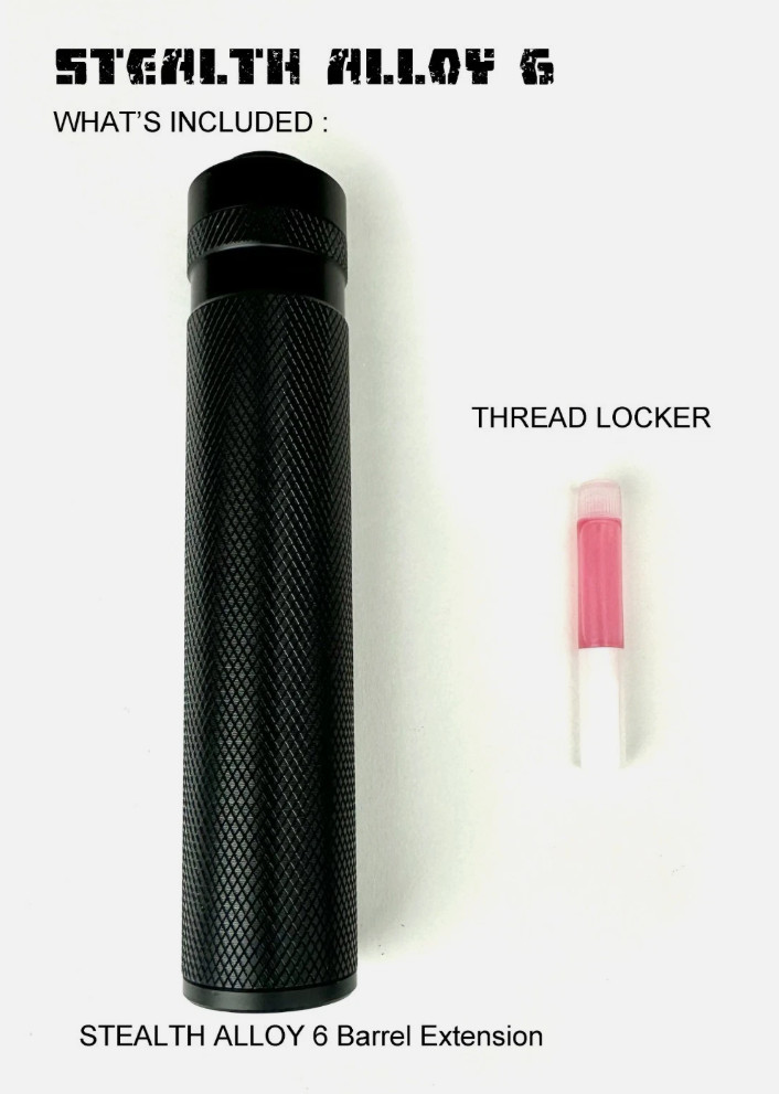 STEALTH ALLOY 6 Muzzle Brake for 5/8x24 GBB