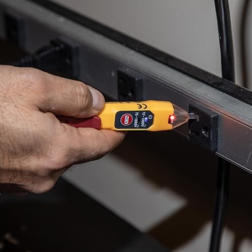 Klein Tools NCVT2P Dual Range, Non-Contact Voltage Tester, 12-1000V AC, Visual