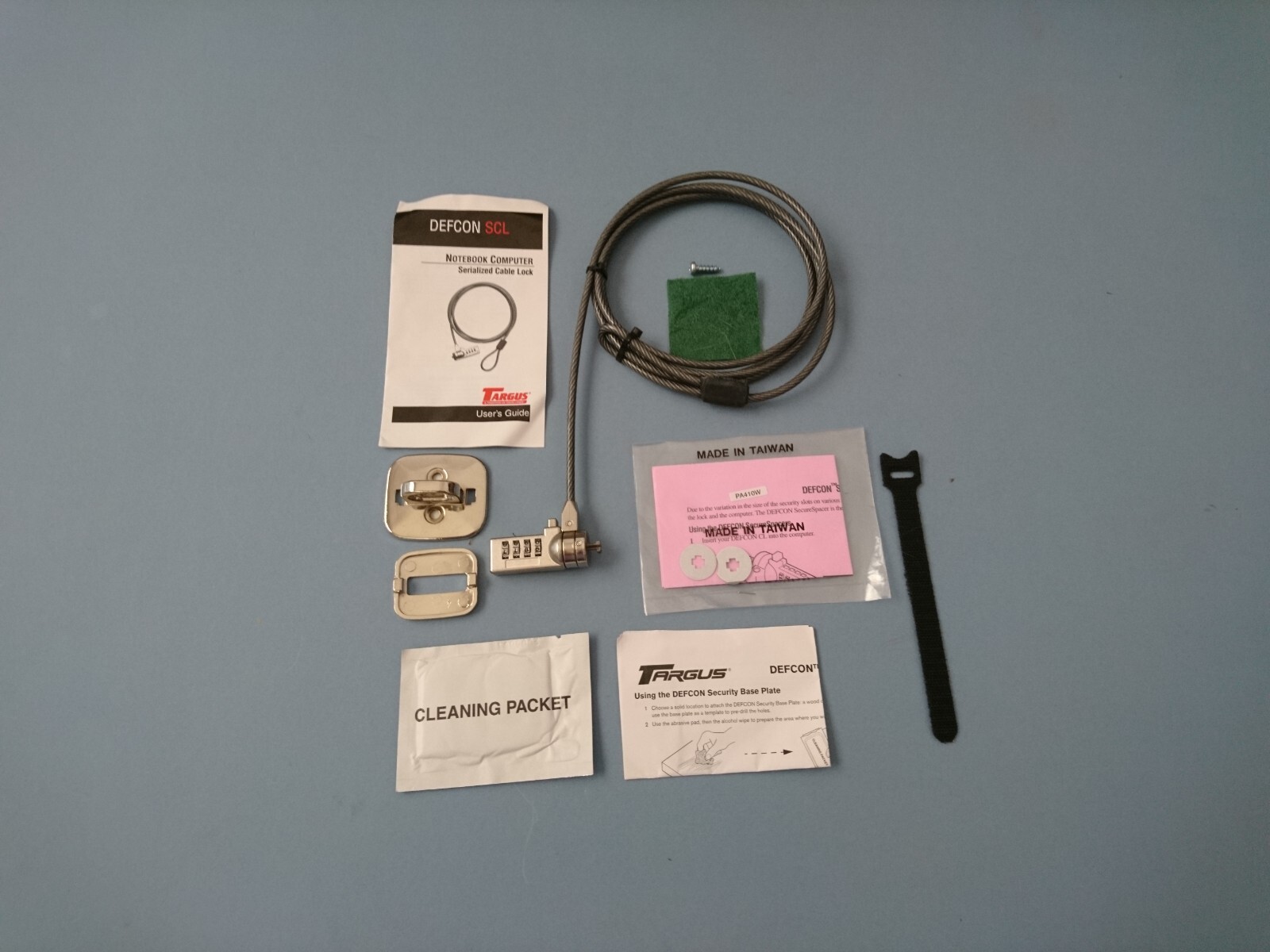 Targus DEFCON COMPACT SERIALIZED COMBO CABLE LOCK - "BRAND NEW & NEVER USED"