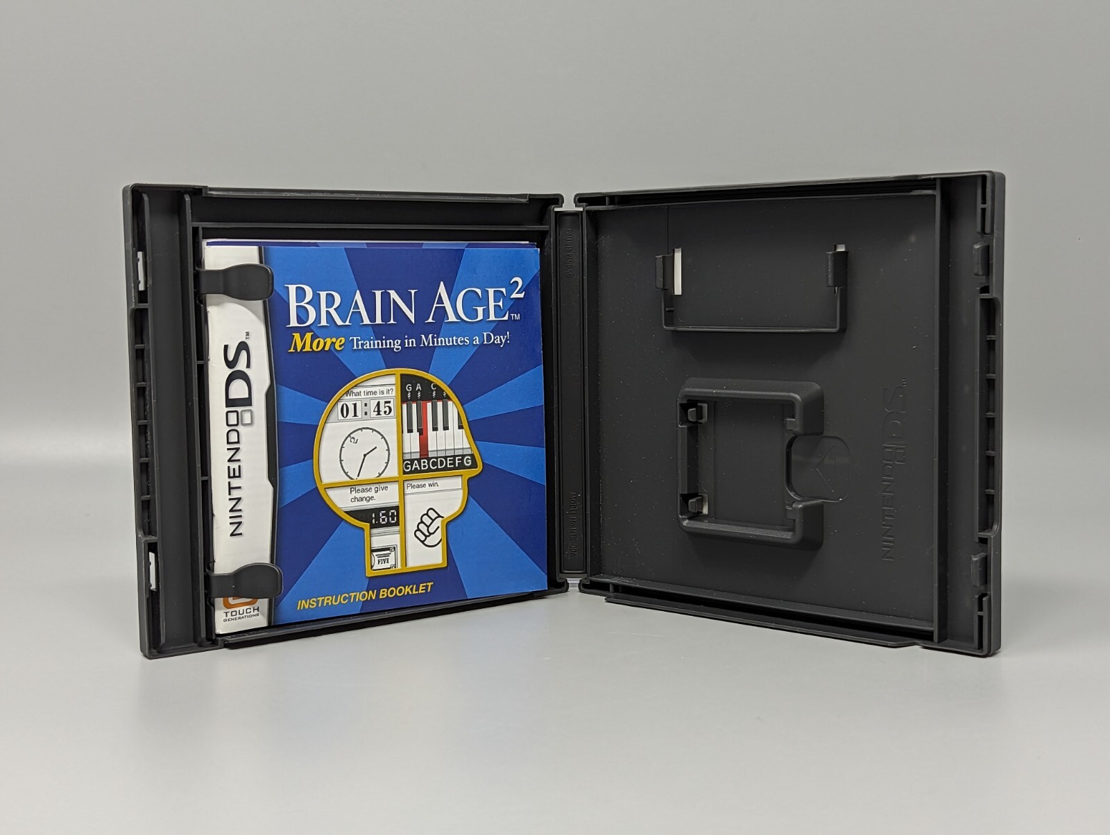 Brain Age 2 Nintendo DS Replacement Case & Manual Only No Game