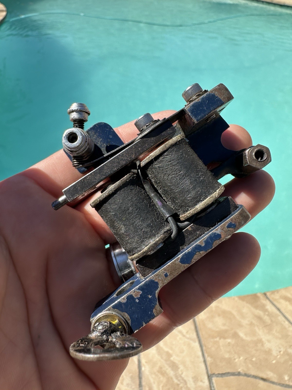 Blue Collar John Tattoo Machine Handmade Kingpin