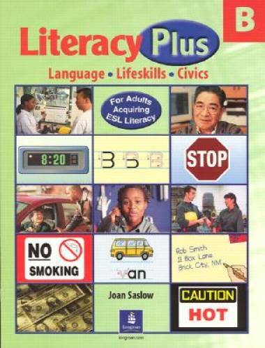 Literacy Plus, Level B: Language, Lifeskills, Civics - Paperback - GOOD
