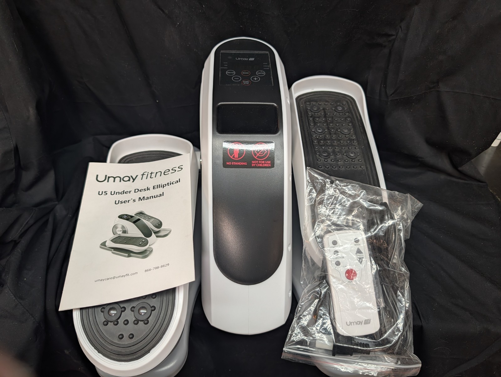 UMAY Elliptical Machine U5  Portable Under Desk  Exercise Healthy Workout Senior