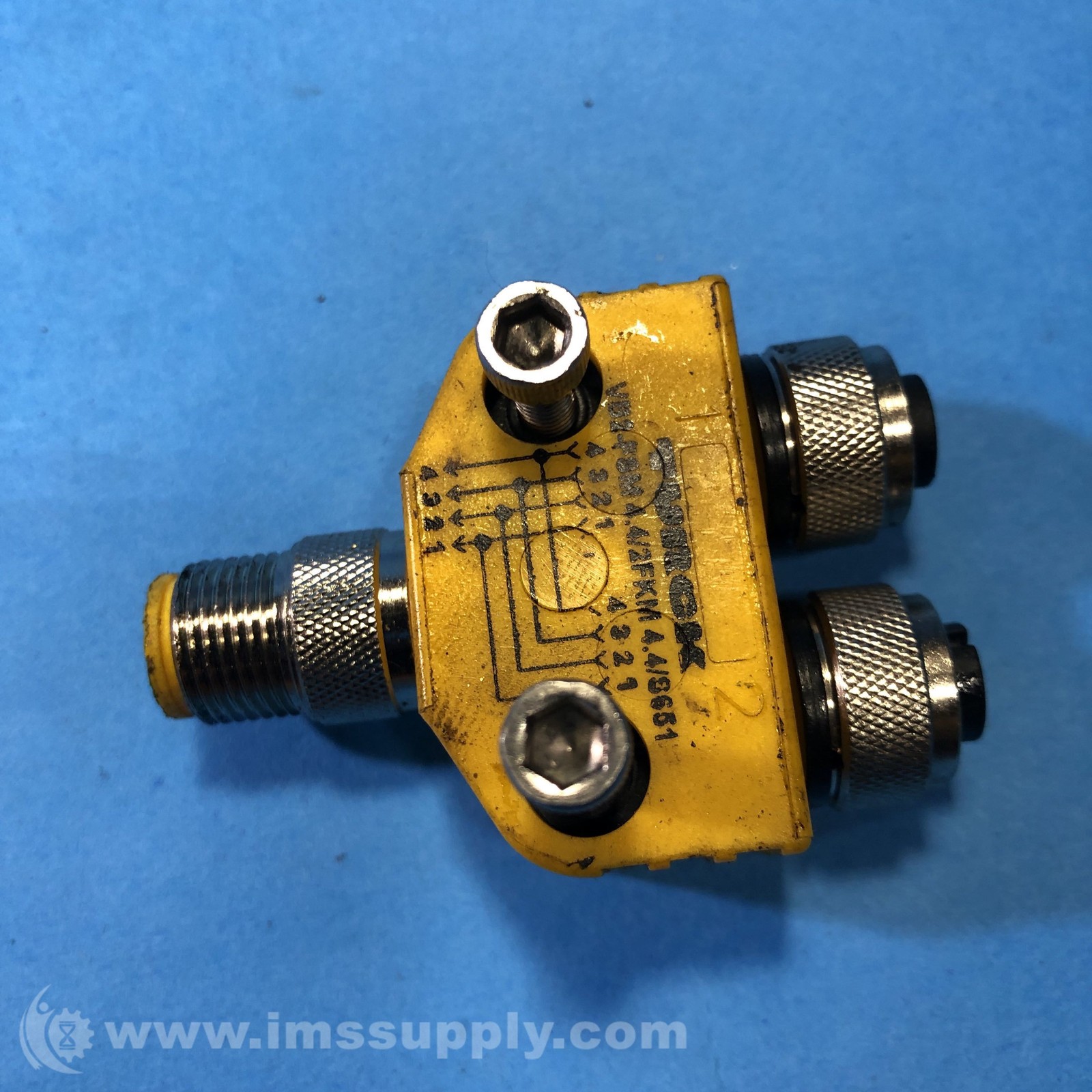 Turck VB2-FSM 4.4/2FKM 4.4/S651 Connector Splitter USIP