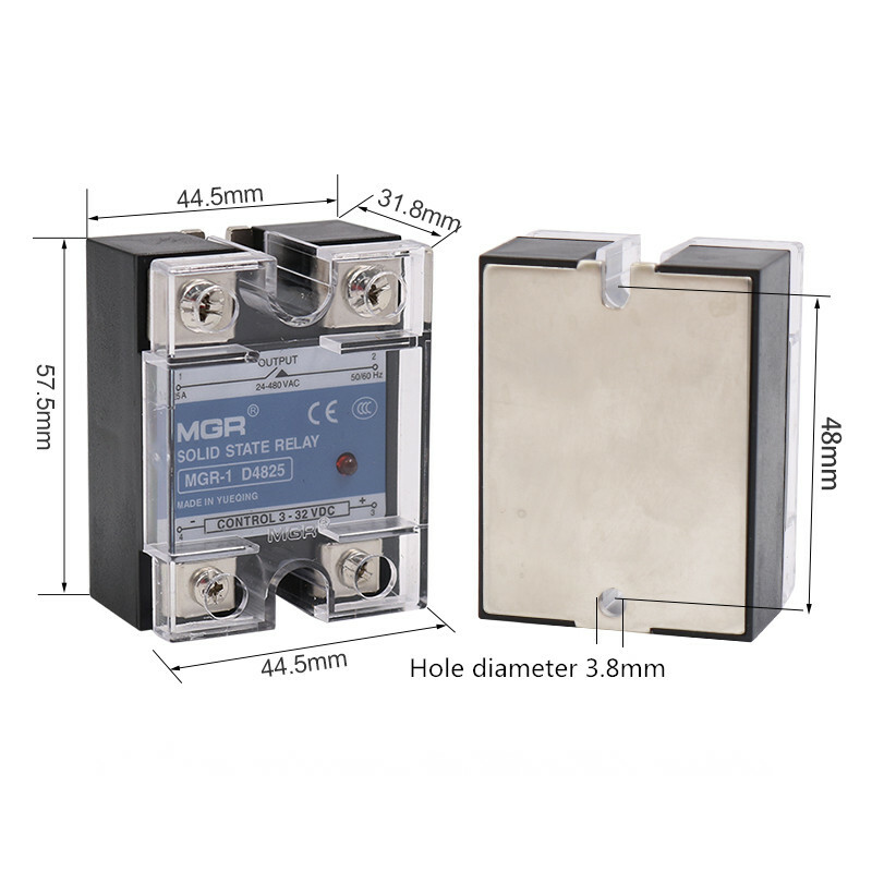10A~150A MGR-1 single-phase solid state relay SSR DC-AC 4-480VAC/3-32VDC