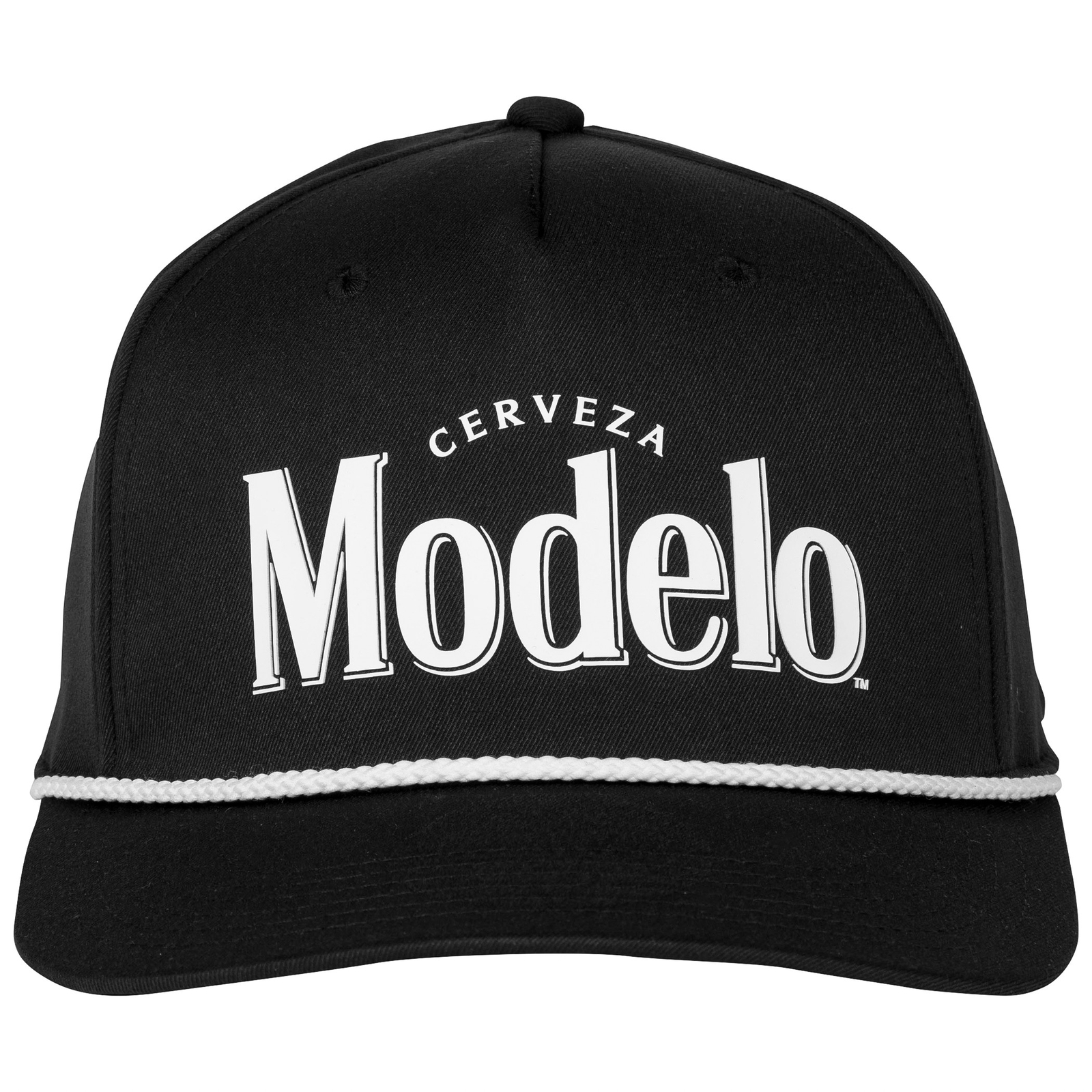 Modelo Especial Monochrome Snapback Rope Hat Black