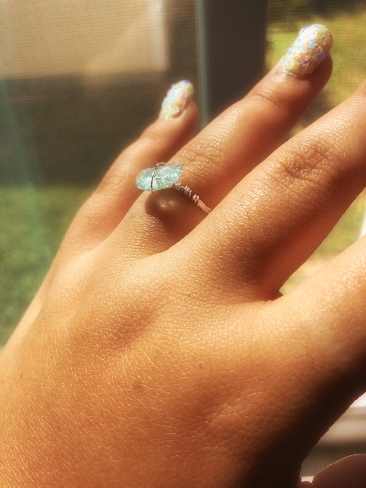 handmade wire wrapped rings