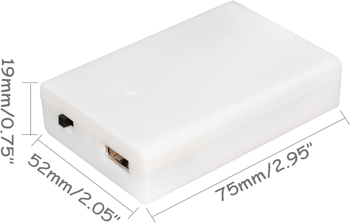 3 AA Battery Holder, 3 AA Battery Case Box Holder, 3 X 1.5V AA Battery Holder Ca