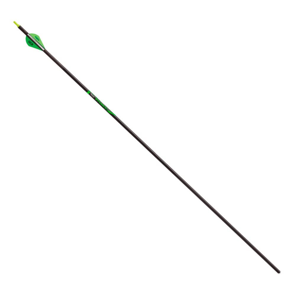 Victory Archery VForce Gamer Arrows with Blazer Vanes (Pack of 6), 350, Black