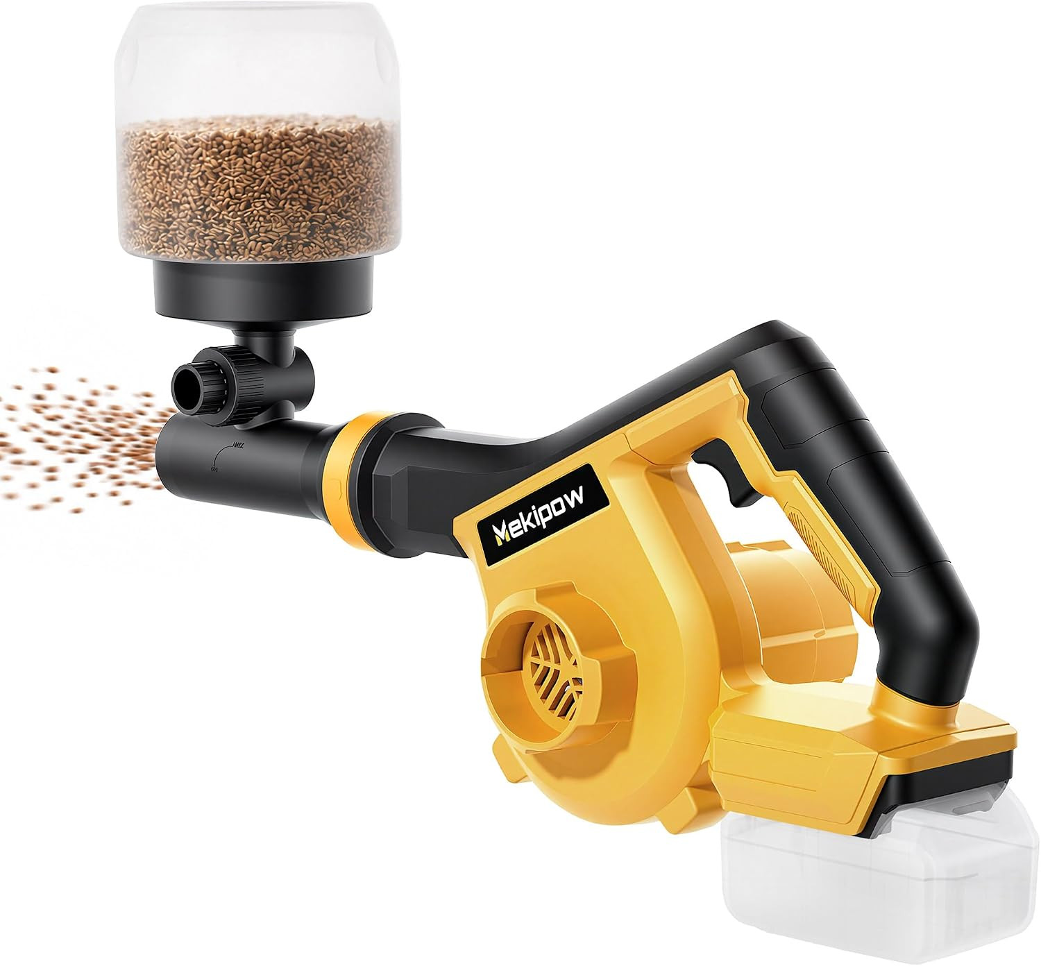 Cordless Handheld Spreader Compatible with Dewalt 20V Battery | for Fertilizer,