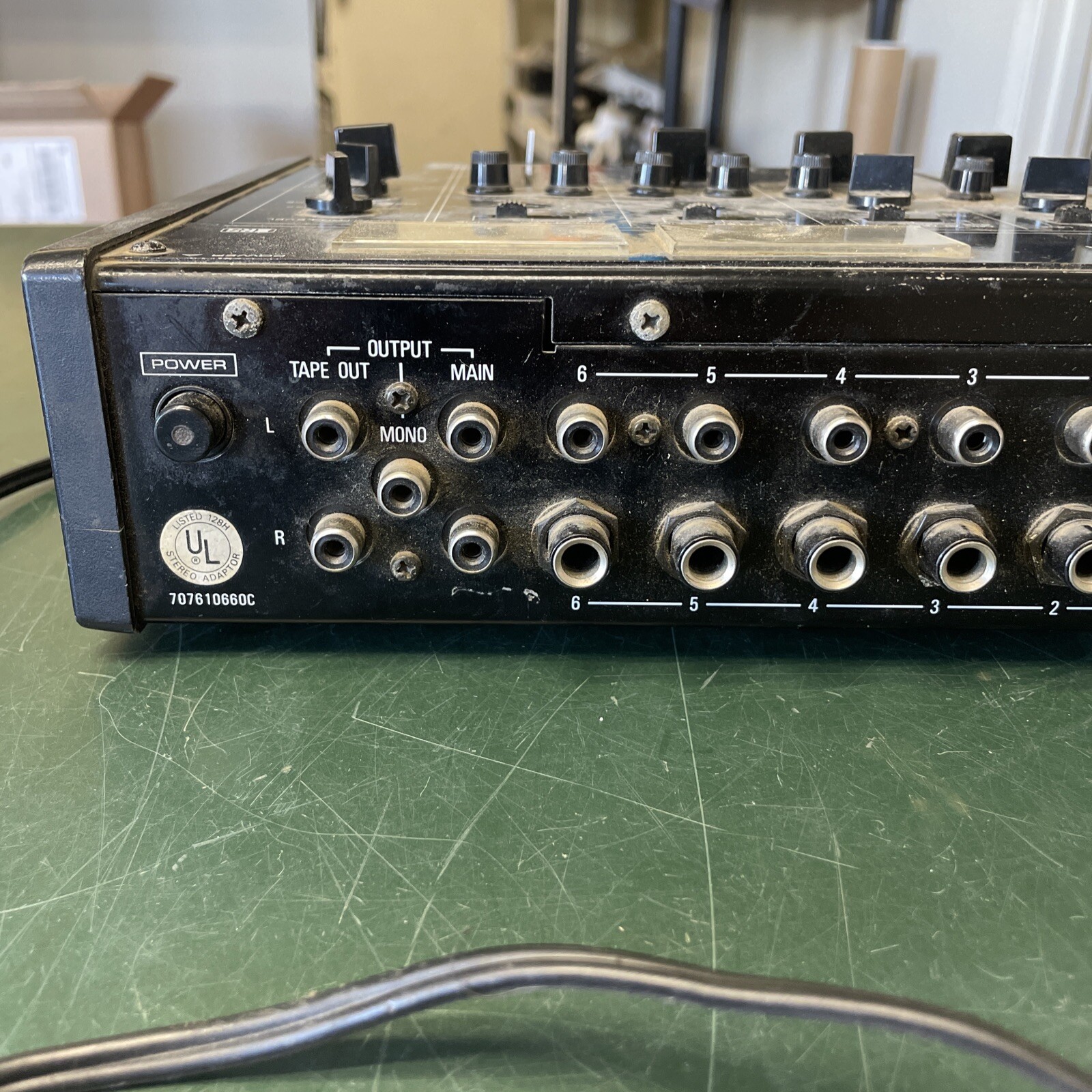 Realistic 32-1210 Stereo Audio Mixer Untested
