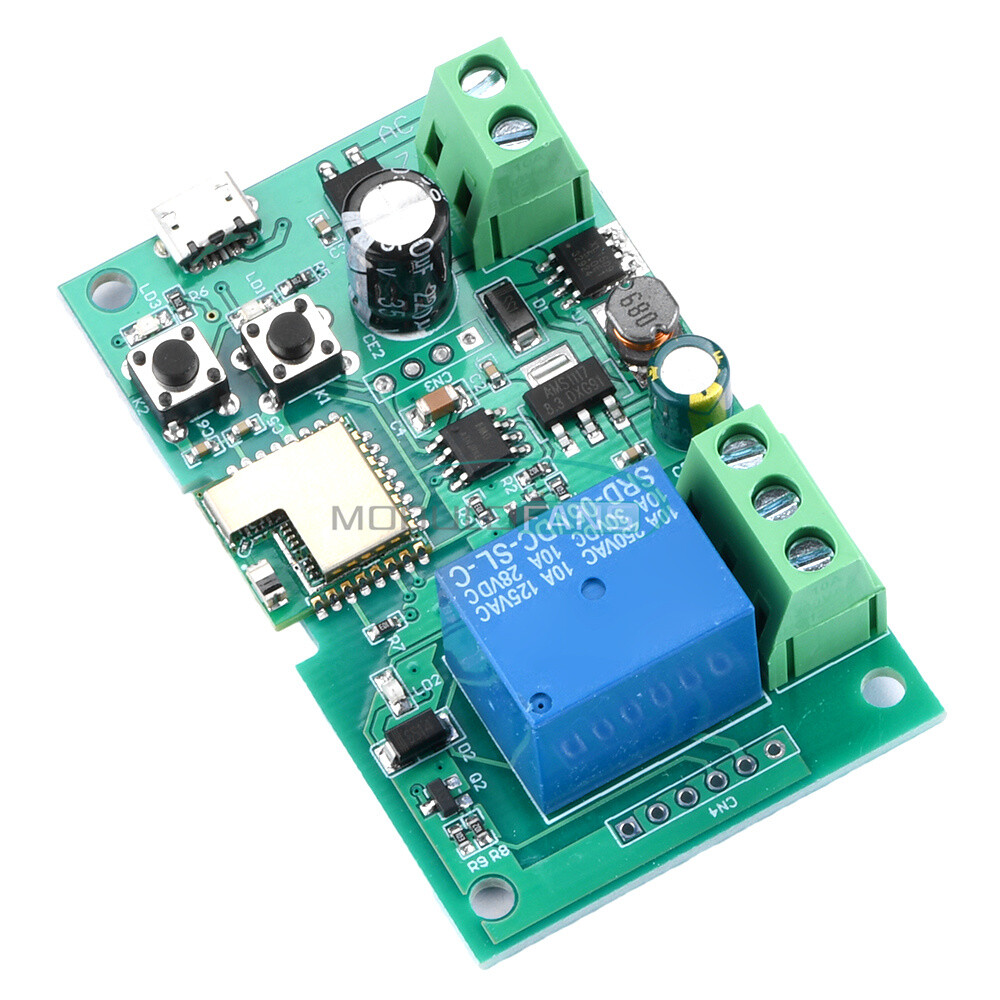 WiFi Wireless Smart Switch Home Relay Module Self-locking 5V-12V