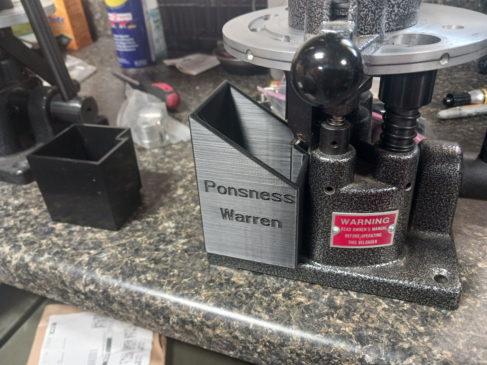 Ponsness Warren 375 Reloading Press Primer Catcher Box