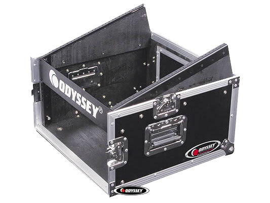 Odyssey Cases FZ1004 New Ata Combo DJ Rack Flight Ready Mixer Case 10X4 Spaces