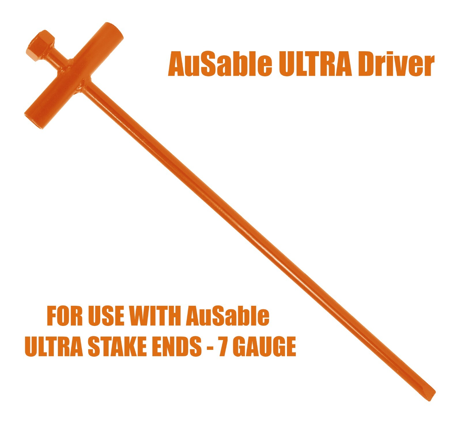AuSable ULTA Driver 24" T-Handle - Works on AuSable ULTRA Trapping Stakes