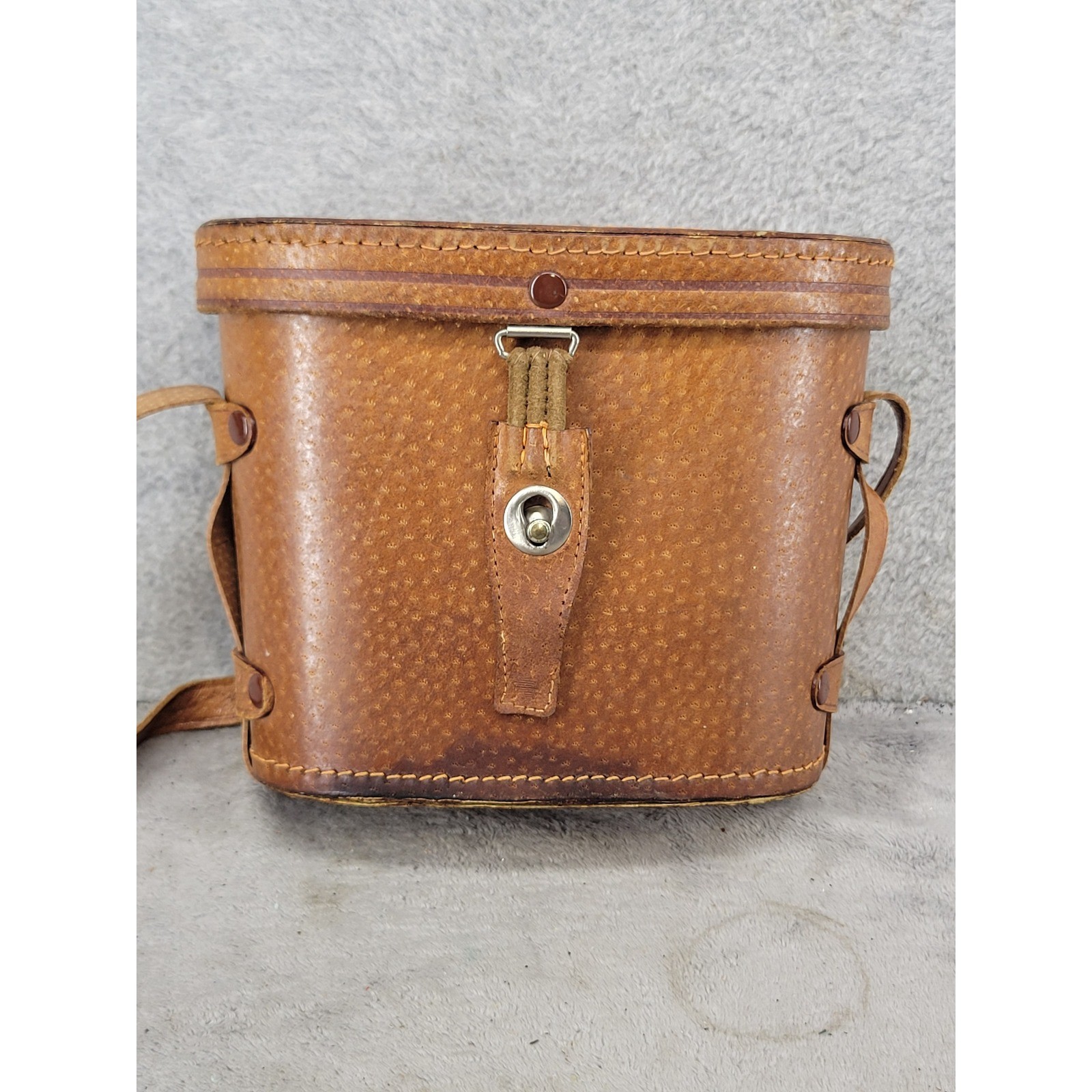 Vintage Rosco 7x35 Binoculars Coated Field 7° Leather Case F76524 Japan