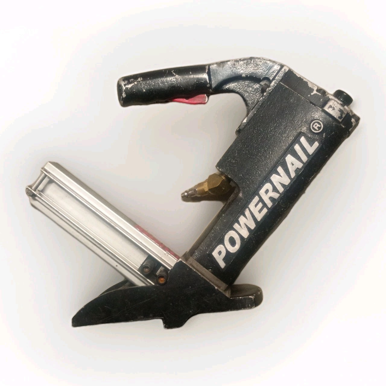 PowerNail 445 Pneumatic 16 Gauge Hardwood Flooring Nailer L Cleat Nailer 16g