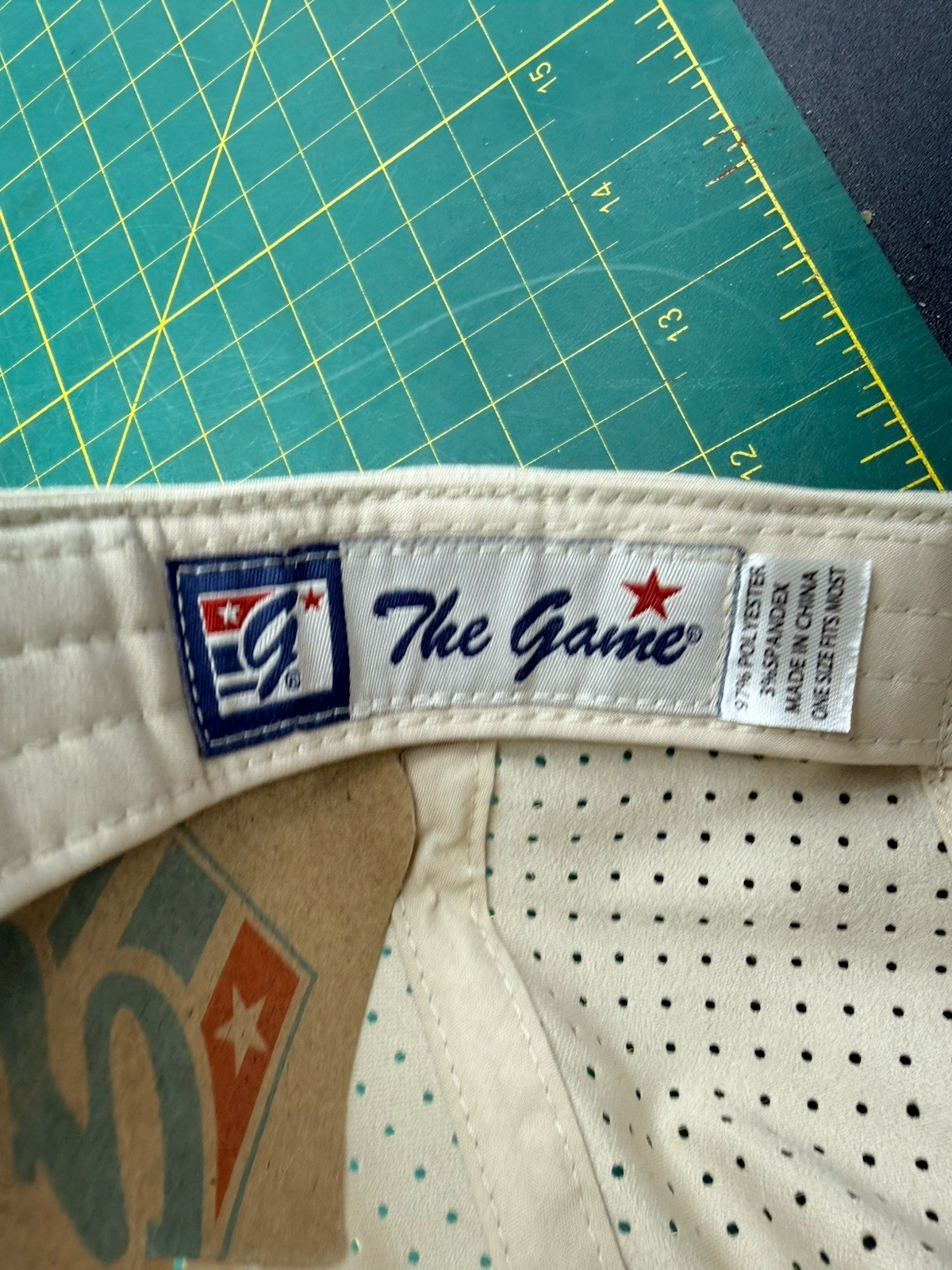 United States Air Force USAF New Wing Logo Beige StrapBack Hat Cap - by The Game