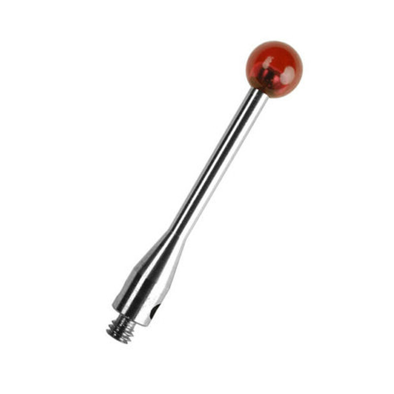 M2 Thread 2.0mm Ruby Ball Stainless Steel Stem L40mm for CMM Styli A-5000-4161
