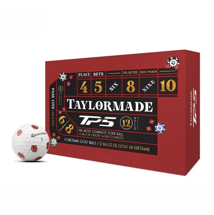 TaylorMade Genuine TP5 Pix Dice Golf Ball 1 Dozen Limited Edition
