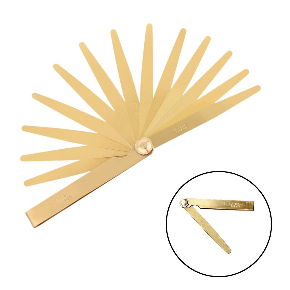 Measure Tool Feeler Gage Brass Engineers Measure Tool Suitable For Designers