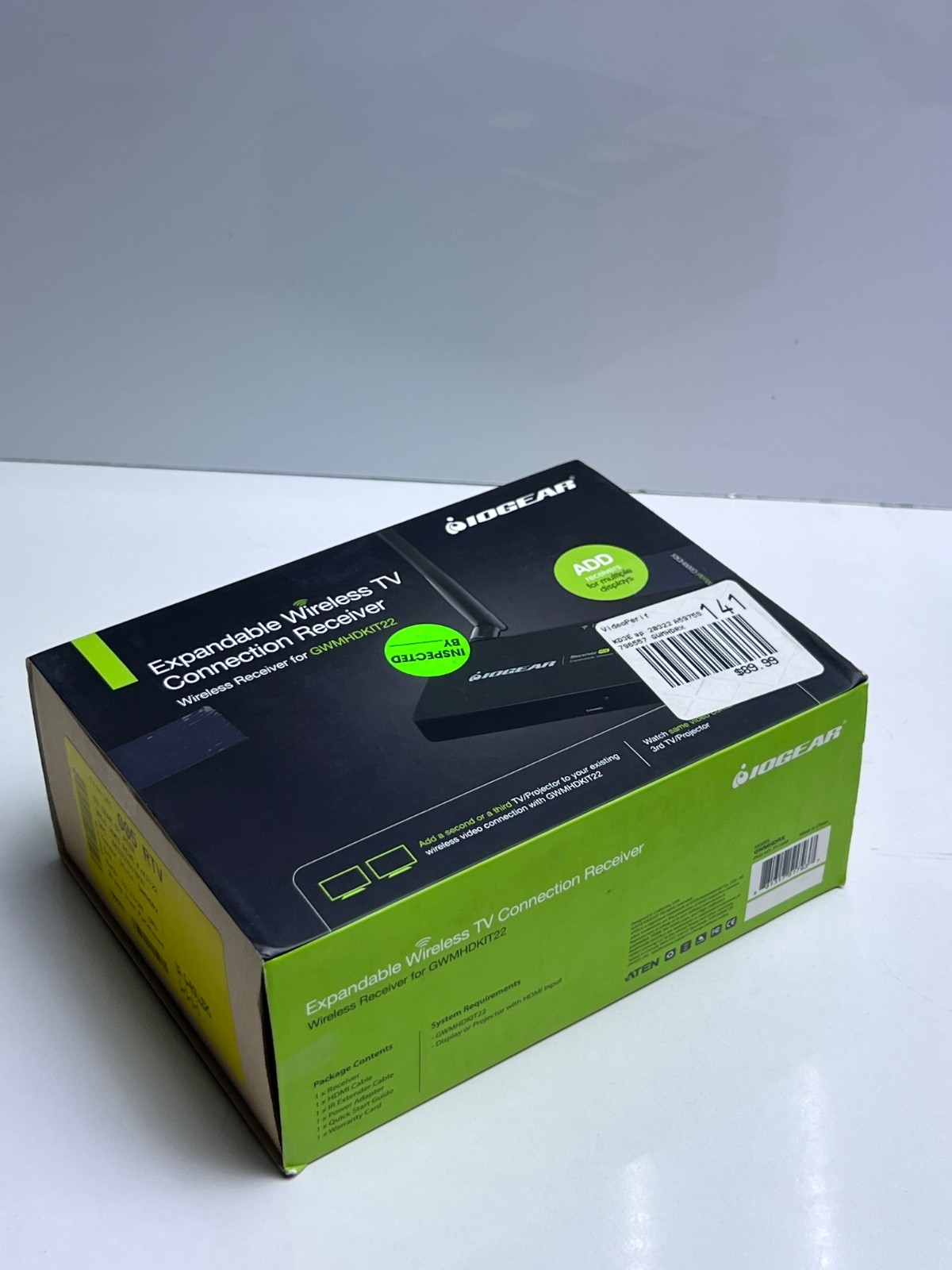 IOGEAR Expandable Wireless TV Connection Receiver GWMHDRX