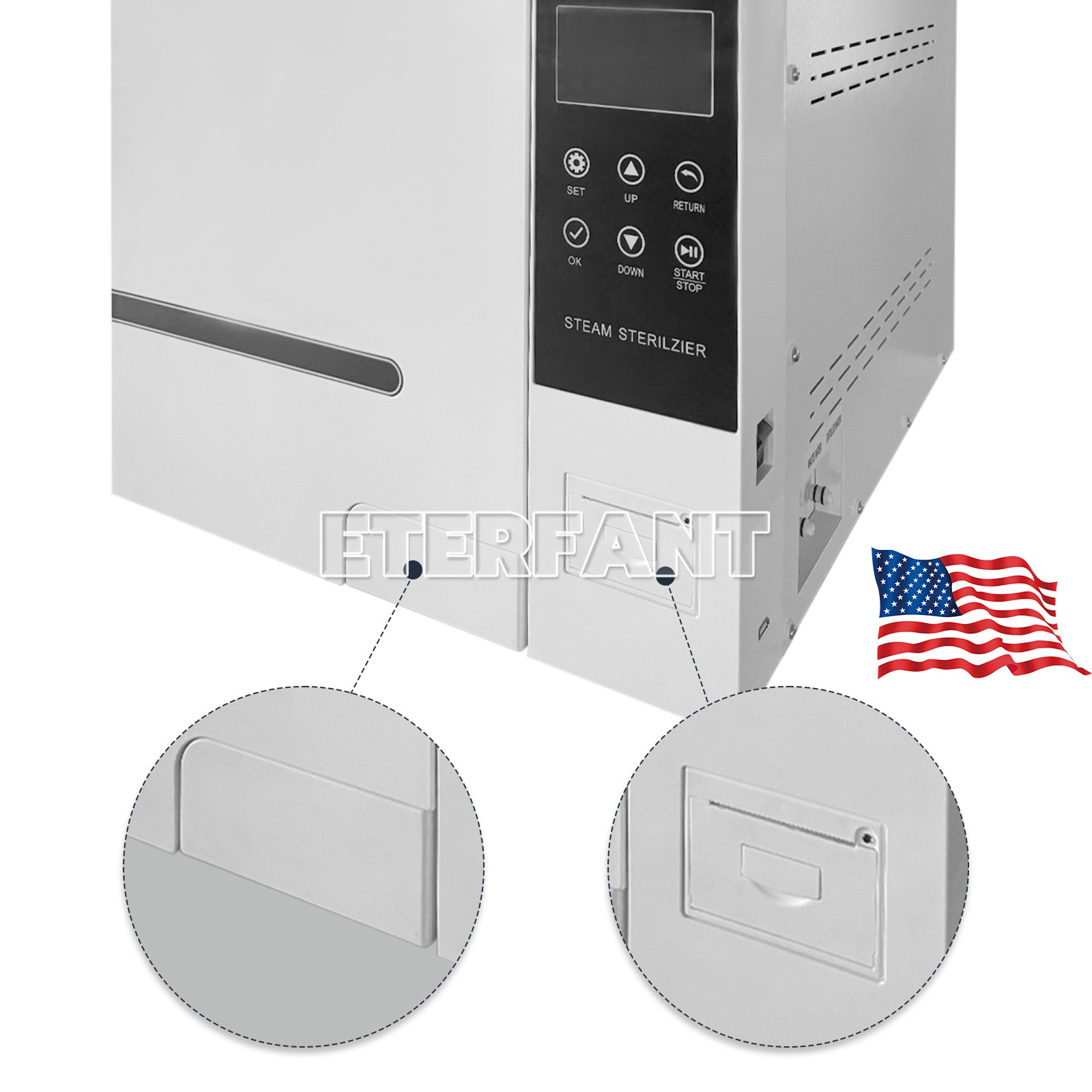 18L ClassN/B Dental Medical Autoclave Steam Sterilizer with Drying Function