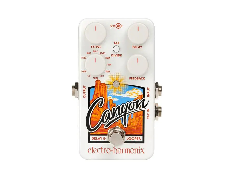 Electro-Harmonix Canyon Delay And Looper Guitar Effect Pedal