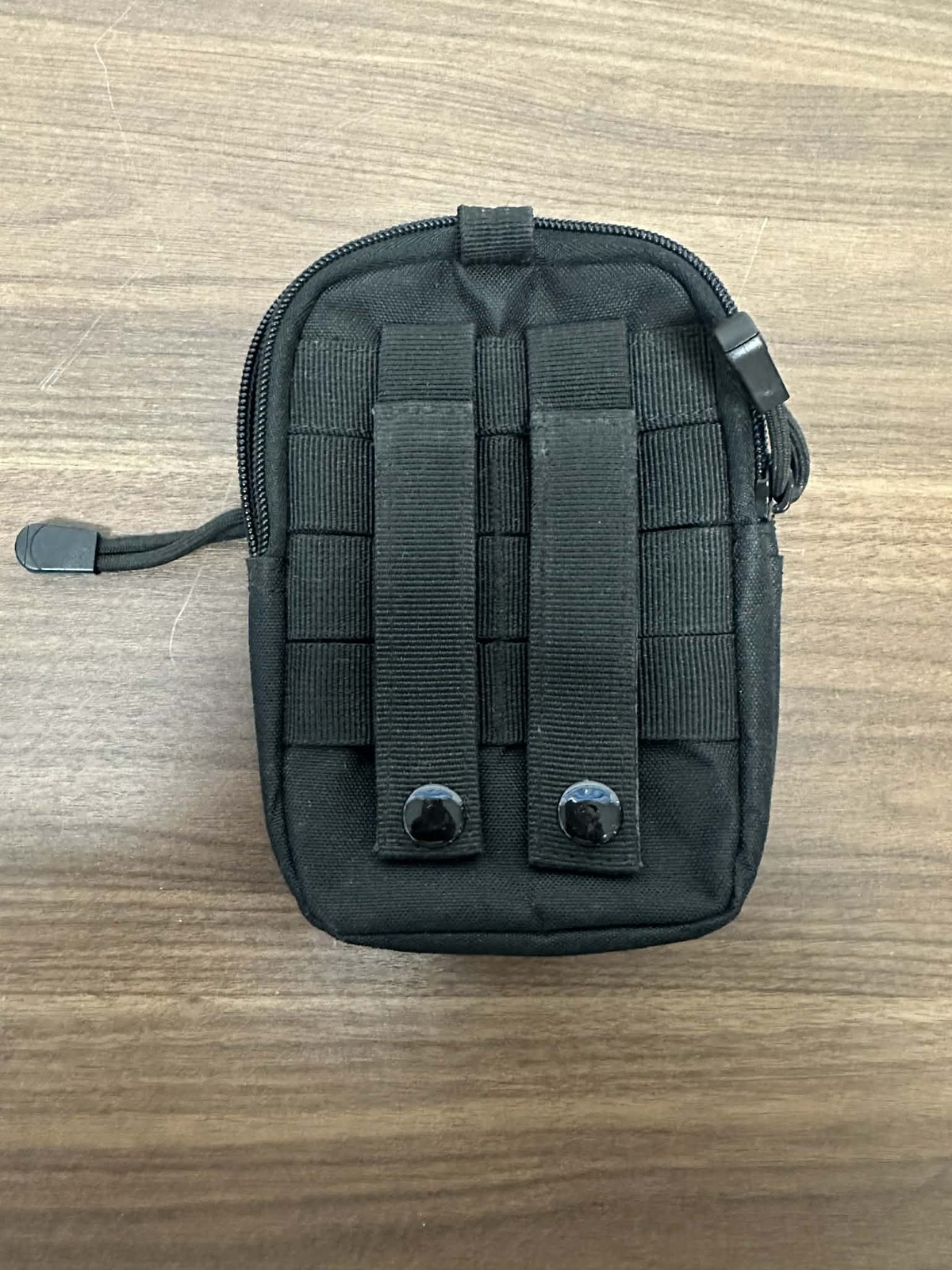 Molle Webbing With Tactical Straps Nylon Black Muli Purpose Pouch Very Good 3E