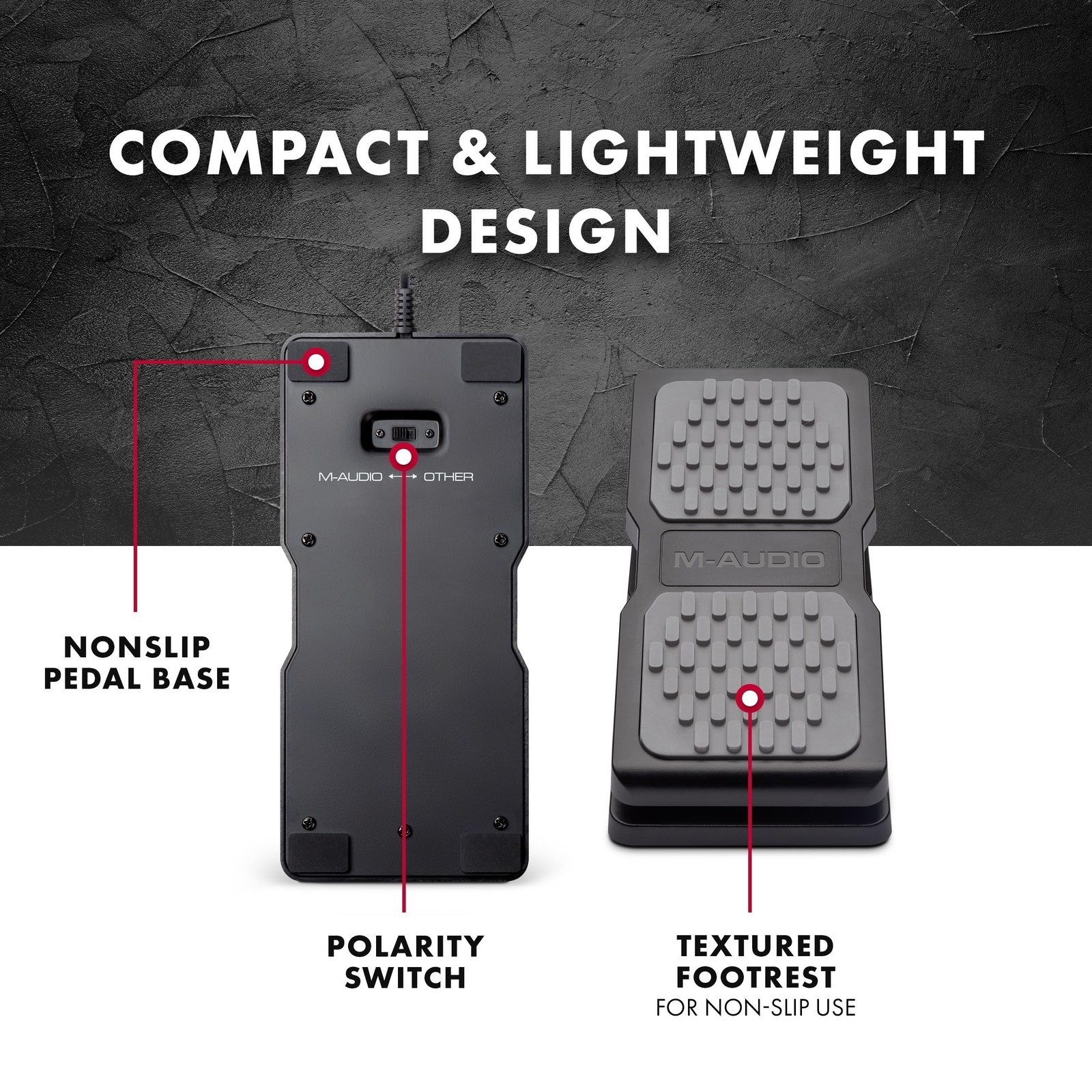 EX-P | Universal Expression Pedal for Keyboards, MIDI Keyboards/Controllers and